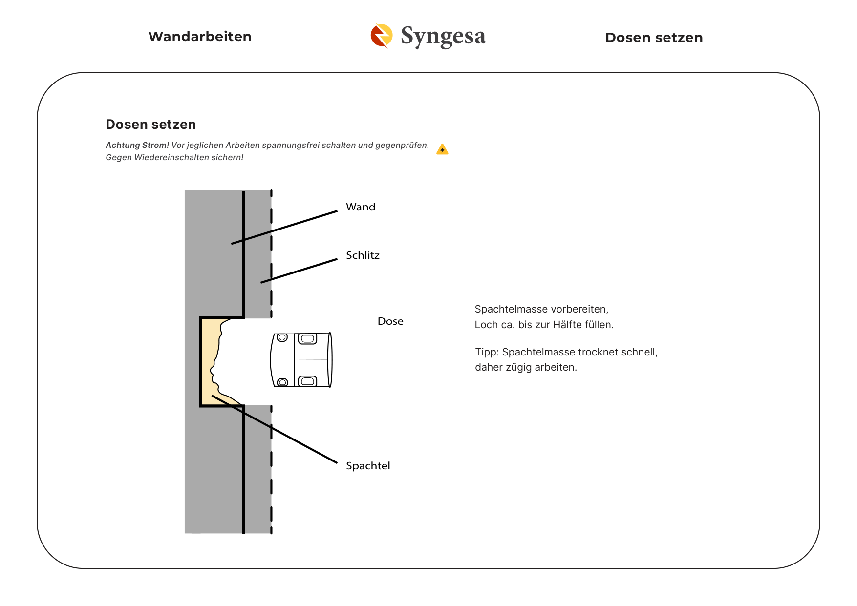 Dosen setzen – 3